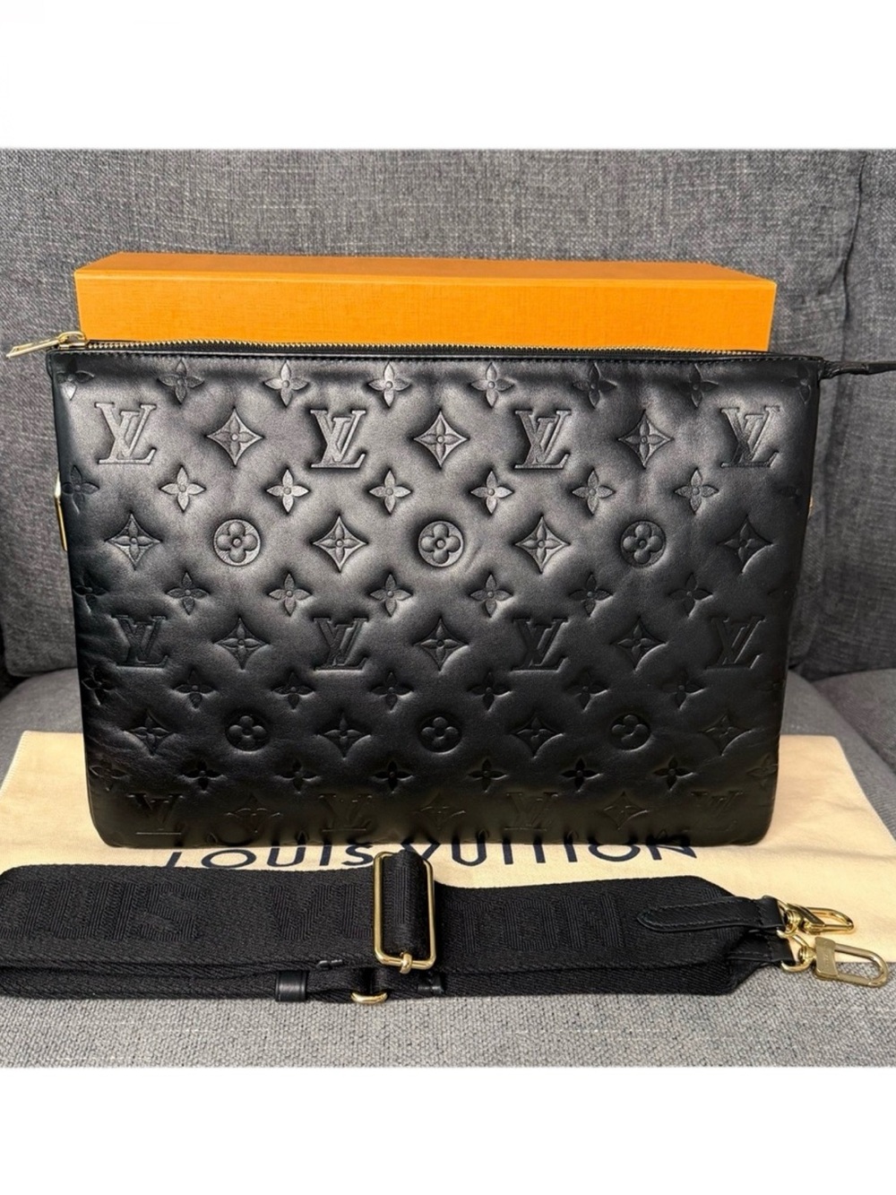 Louis Vuitton Coussin MM monogram embossed leather